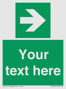 Custom Arrow Right Sign